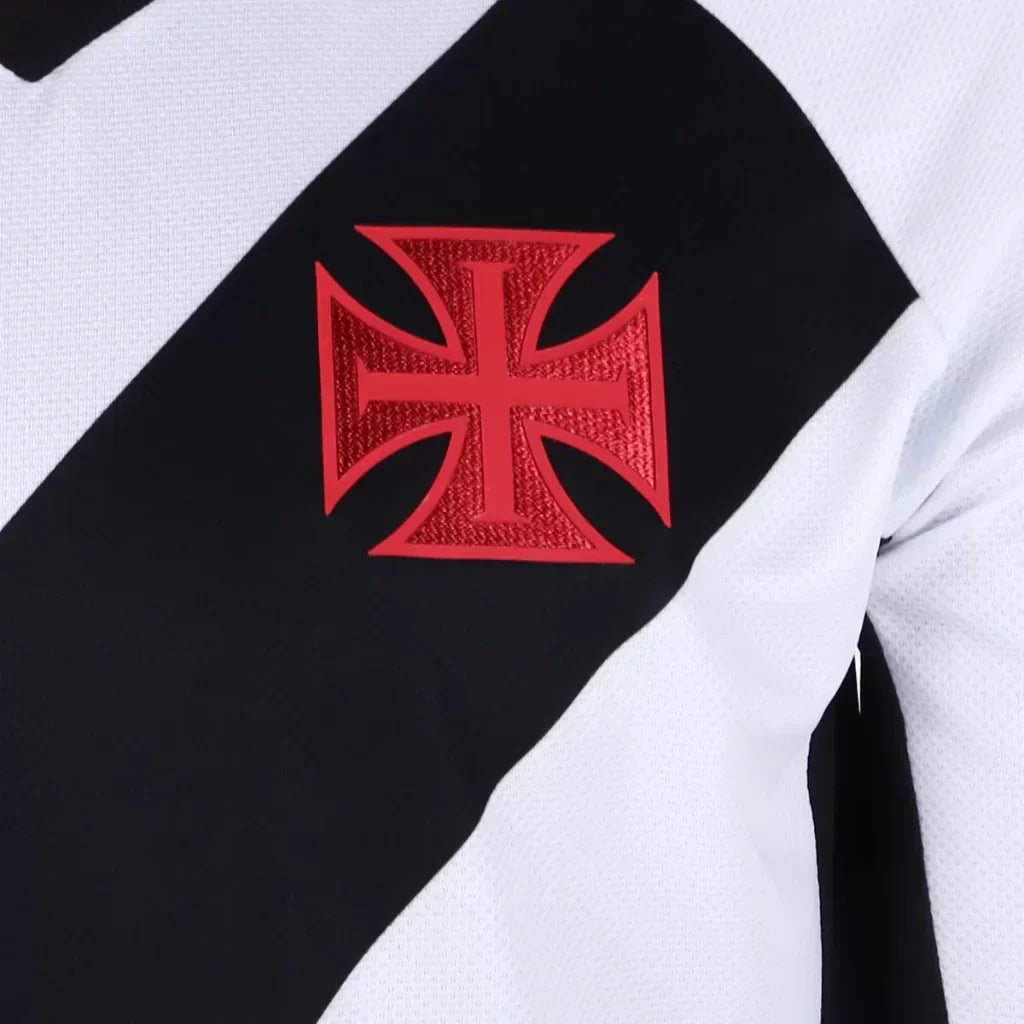 Camisa Vasco da Gama II Manga Longa Masculina - Branco