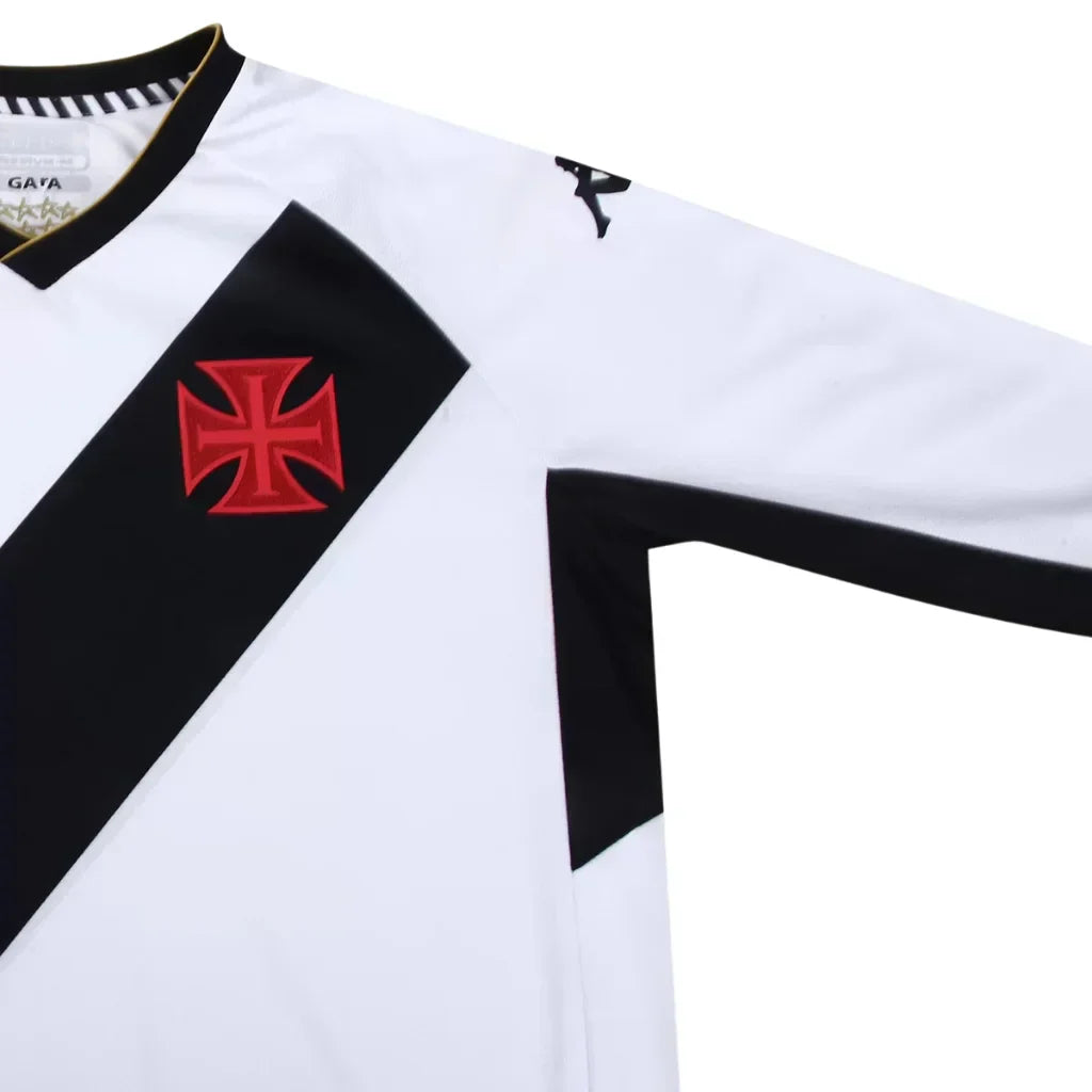 Camisa Vasco da Gama II Manga Longa Masculina - Branco
