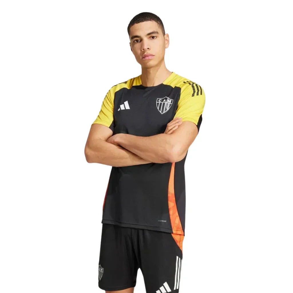 LANÇAMENTO Camisa Masculina Atlético Mineiro Treino 2025 - Preto