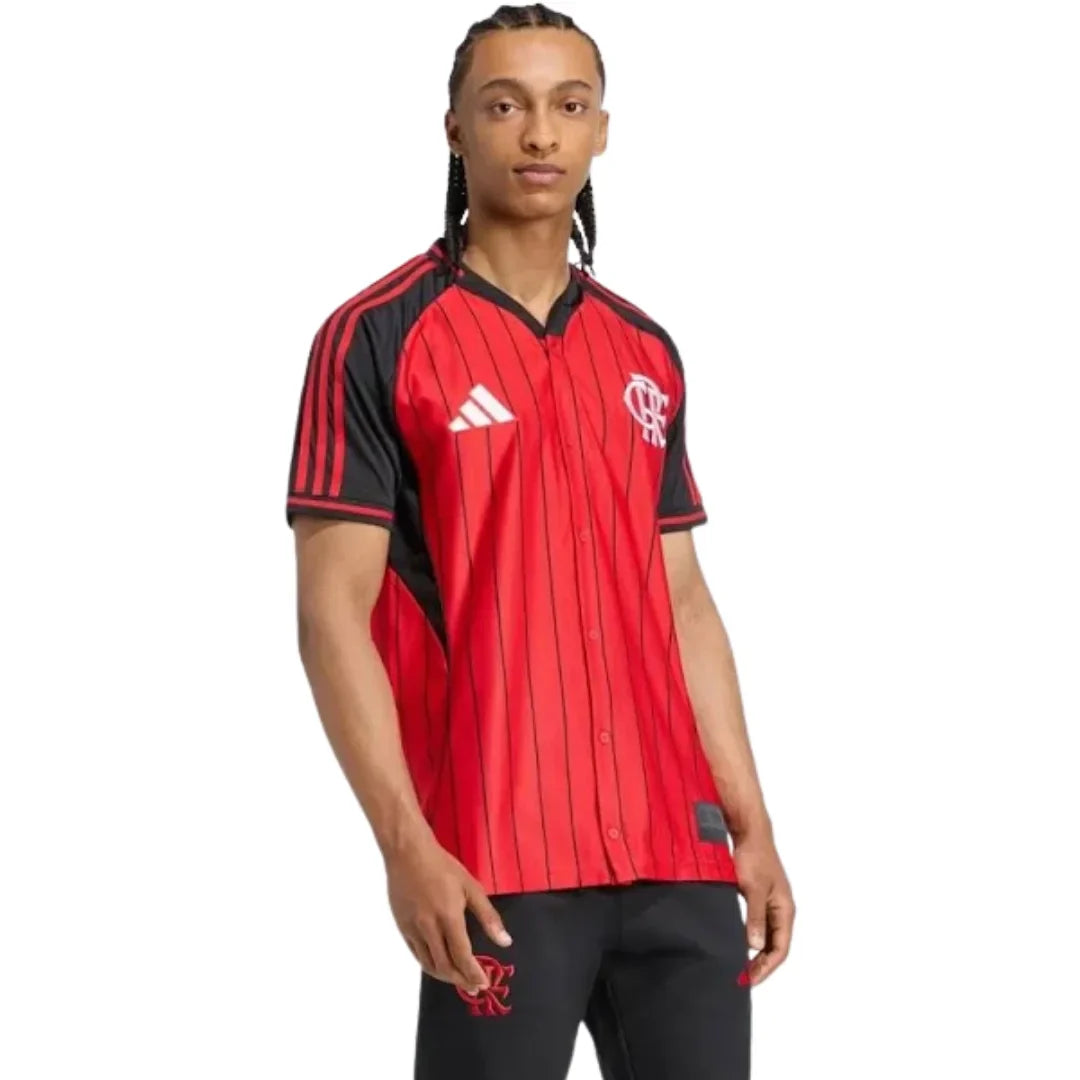 LANÇAMENTO Camisa Masculina Flamengo Baseball 2025