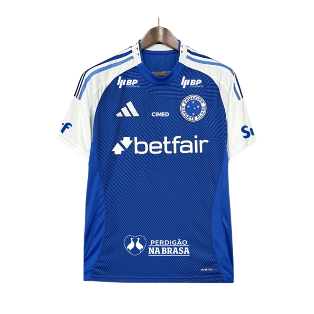 LANÇAMENTO Camisa Masculina Cruzeiro I 2025/26