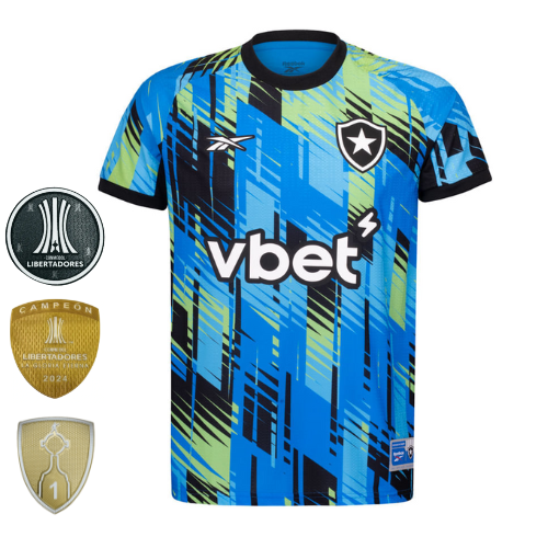 CAMISA GOLEIRO BOTAFOGO TITULAR I 2025/26 TORCEDOR MASCULINA MUNDIAL