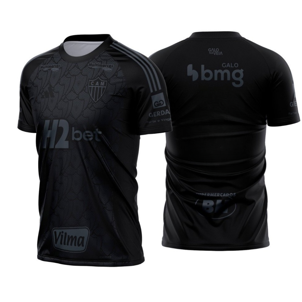 CAMISA GALO ESPECIAL ALL BLACK TORCEDOR MASCULINA