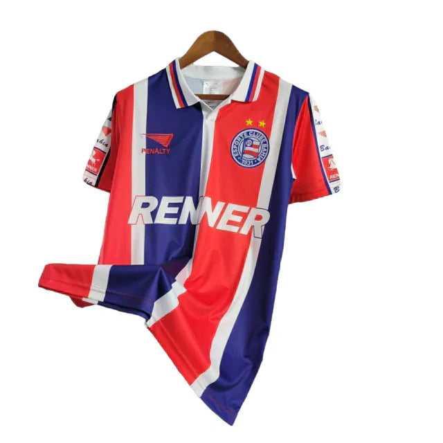 Camisa Bahia Fora 1996 - Versão Listrada Tricolor