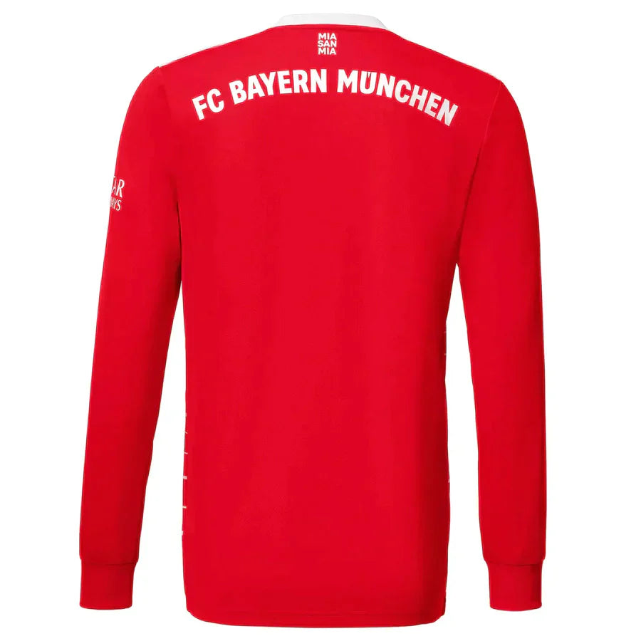 Camisa Masculina Bayern de Munique I Manga Longa 2022/23 - Torcedor