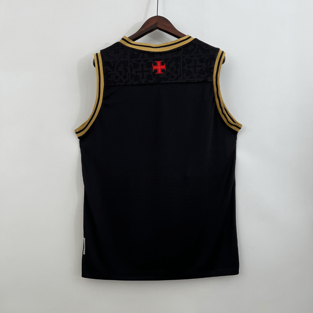 Regata Masculina Vasco 2022/23 Preto - Torcedor