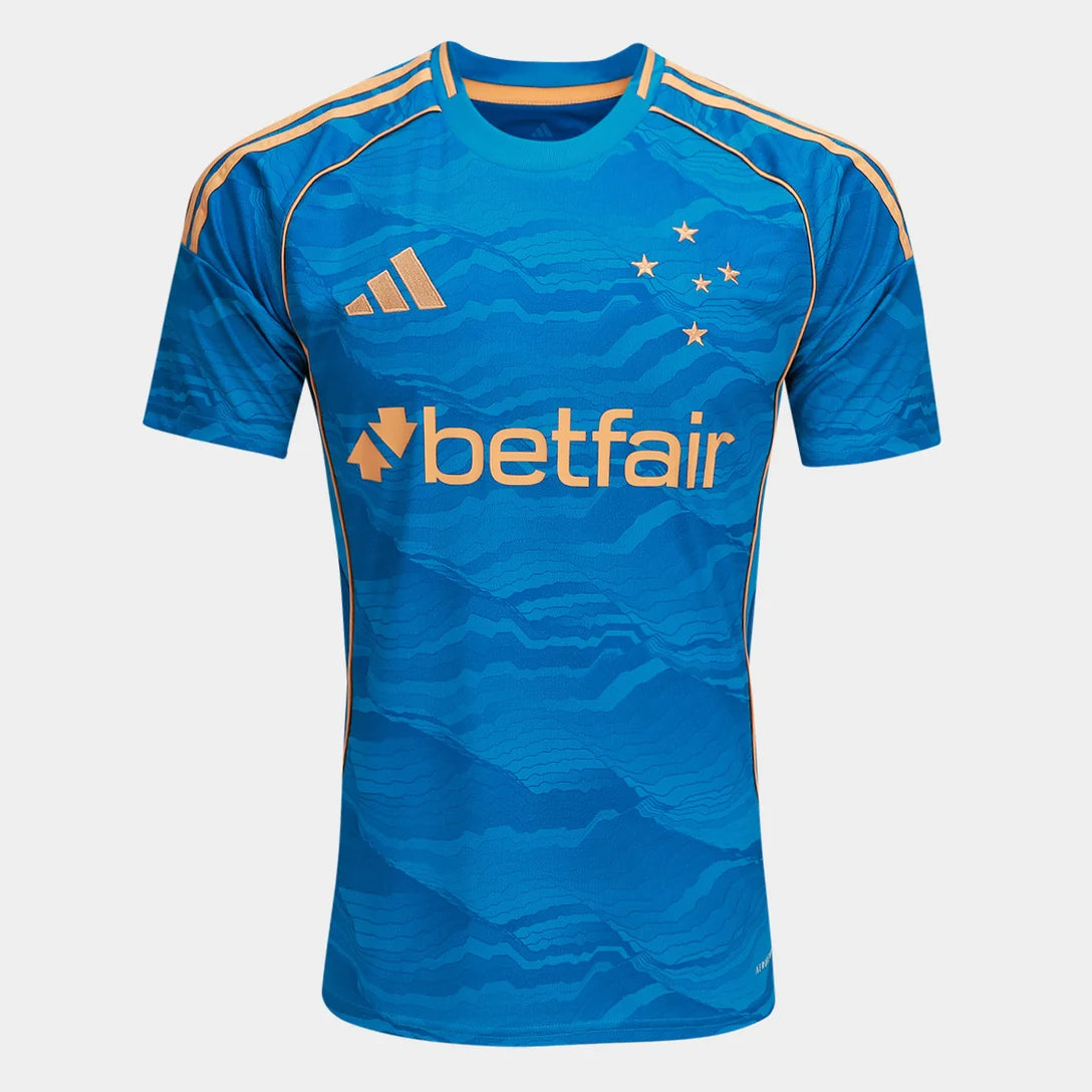 LANÇAMENTO Camisa Cruzeiro III 25/26 s/n Torcedor Adidas Masculina - Azul