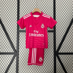 KIT INFANTIL RETRÔ REAL MADRID AWAY 14/15