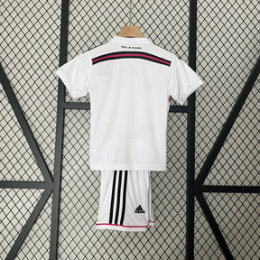KIT INFANTIL RETRÔ REAL MADRID HOME 14/15