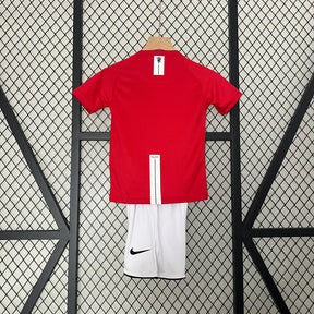KIT INFANTIL RETRÔ MANCHESTER UNITED HOME 08/09