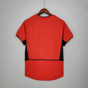 CAMISA RETRÔ MANCHESTER UNITED HOME 02/04
