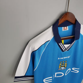 CAMISA MANCHESTER CITY RETRÔ HOME 99/00