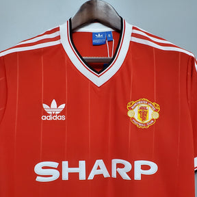 CAMISA RETRÔ MANCHESTER UNITED HOME 83/84