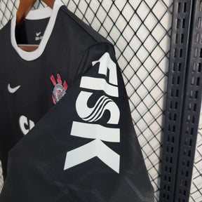 Camisa Retrô Timao  2012/13 RESERVA PRETA CAIXA