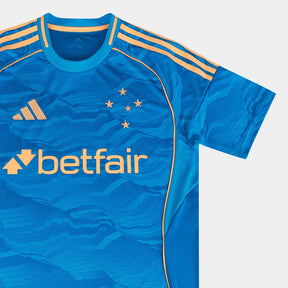 LANÇAMENTO Camisa Cruzeiro III 25/26 s/n Torcedor Adidas Masculina - Azul