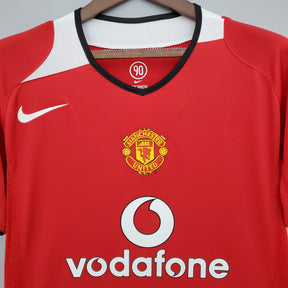 CAMISA RETRÔ MANCHESTER UNITED HOME 05/06