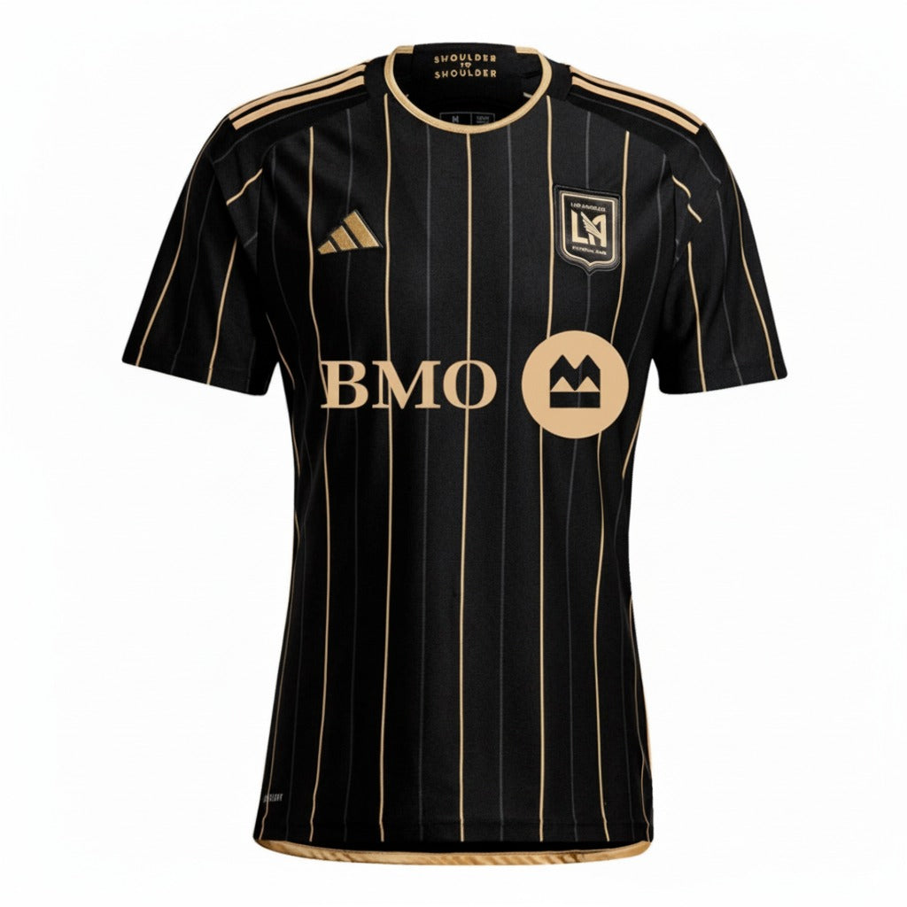 CAMISA TITULAR I LOS ANGELES GALAXY  MUNDIAL DE CLUBES 2025 TORCEDOR MASCULINA PRETA
