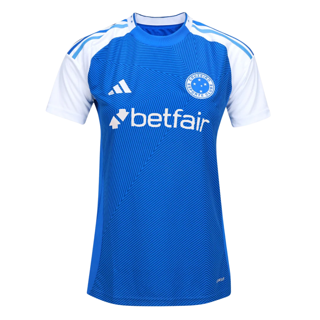 LANÇAMENTO Camisa Feminina Cruzeiro I 2025/26
