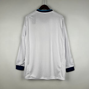 CAMISA REAL MADRID MANGA LONGA RETRÔ HOME 12/13