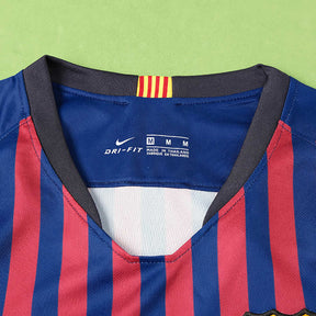 CAMISA RETRÔ MANGA LONGA BARCELONA HOME 17/18