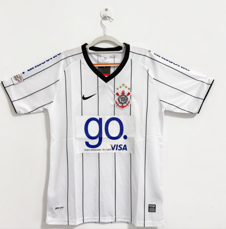 CAMISA RETRO TIMAO TITULAR 2009 BRANCA MASCULINA