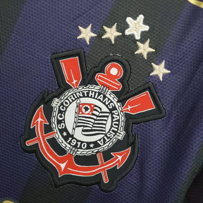 CAMISA RETRO TIMAO TERCEIRA 2009 PRETA/ROXA MASCULINA