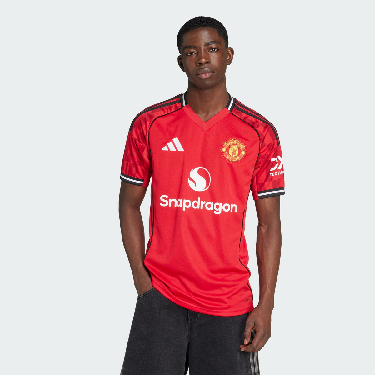 CAMISA MASCULINA MANCHESTER UNITED I TITULAR 2025/26