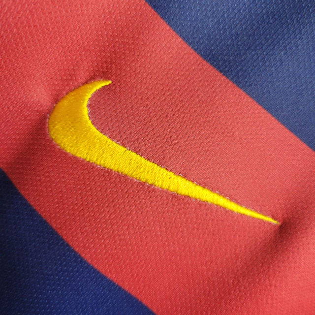 CAMISA RETRÔ  BARCELONA 2015/16 GRENÁ MASCULINA + CHAVEIRO ESPECIAL DE BRINDE