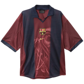 Camisa Barcelona I 2000/01 Retrô x Travis Scott Skeleton
