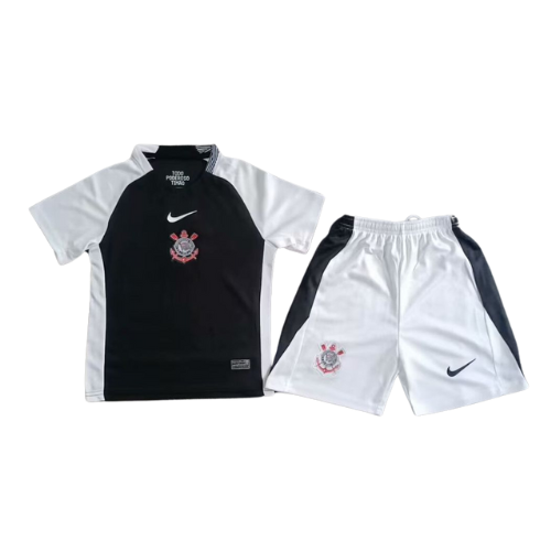 CONJUNTO INFANTIL TIMAO RESERVA II HOME 2025/26 PRETO