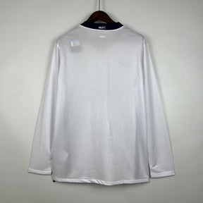 CAMISA RETRÔ MANCHESTER UNITED AWAY MANGA LONGA 07/08